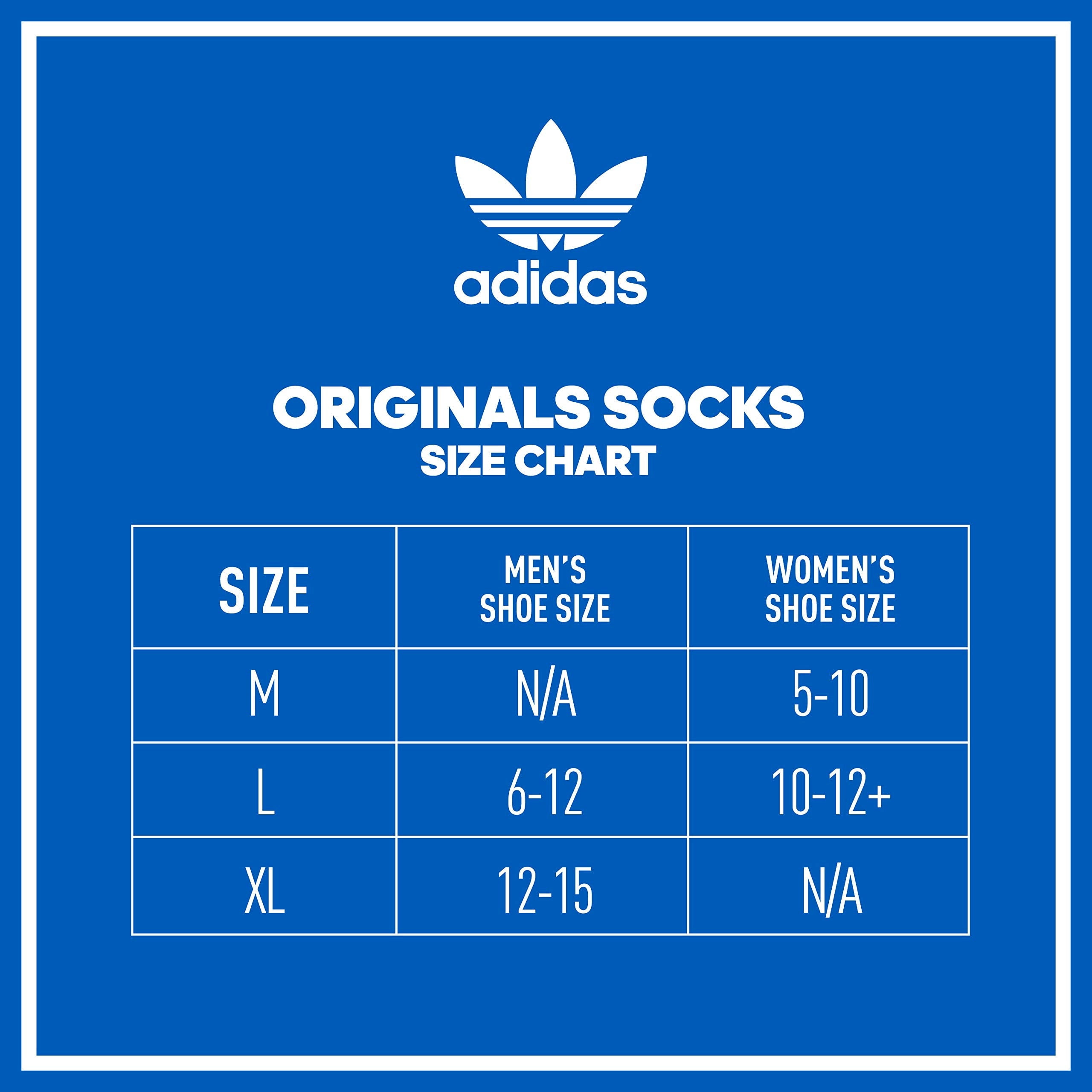 adidas Originals Men s Roller Crew Socks 3 Pair White Black