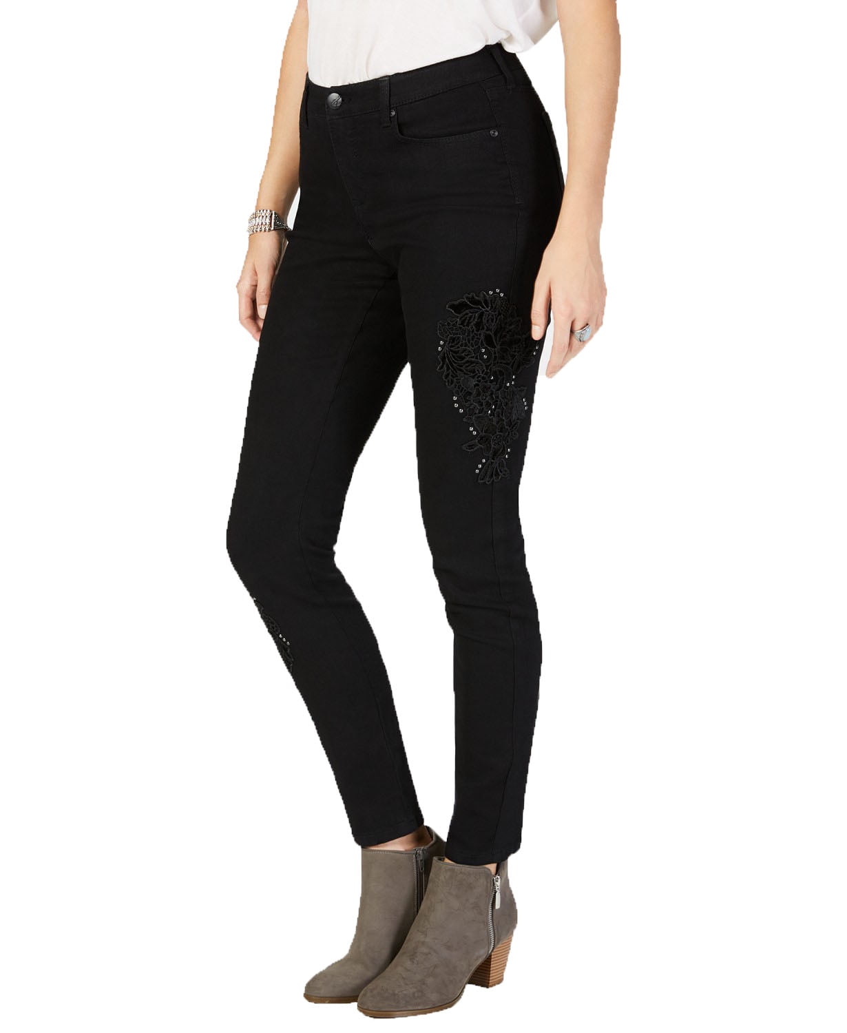 Style \u0026 Co Velvet-Applique Curvy-Fit 