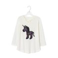 thumbnail image 2 of Blusa infantil de unicornio /Kids 992238 (Blanco) blanco G, 2 of 4