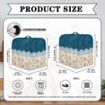 thumbnail image 6 of ZIATUBLES Kitchen Stand Mixer Cover Dust Cover Compatible with 6-8 Quart Mixer Multi-Functional Waterproof Kitchen Mixer Organizer Bag Decorative Cover, Floral Lace Denim Print, 6 of 7