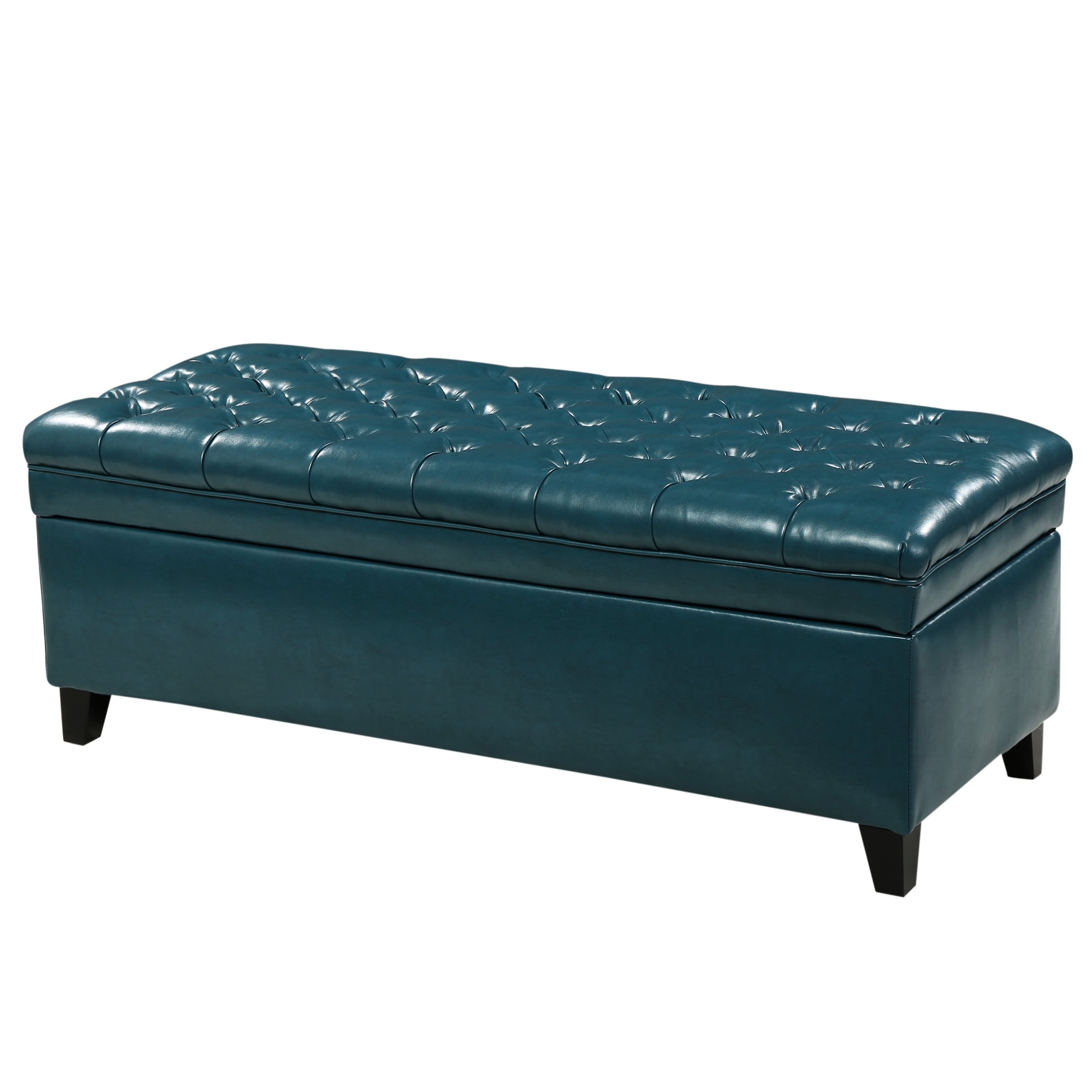 Teal Pu Storage - Roomy With Storage, 50 In. D, 20.5 W, 18.44 H, 31.09 Lb. Functionality, 49.23 Depth, 20.84 Width, Height, Weight