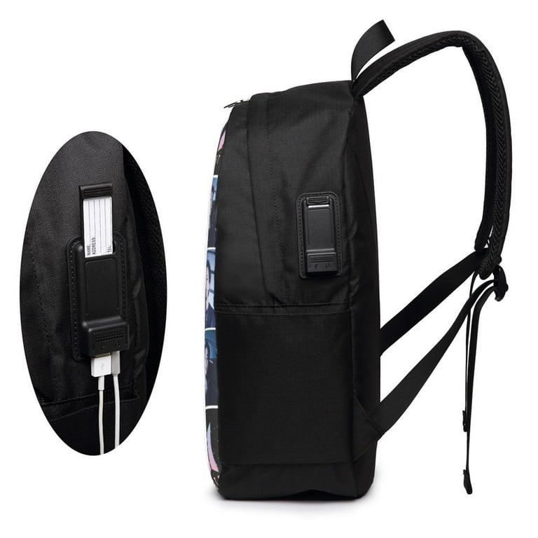 BTS Backpack For Men Women Teen Water Resistant Casual Daypack Fits Laptop With Usb Charging Port 17 In Bookbag For Travel School Hiking Gift Walmart