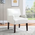 thumbnail image 2 of Main Street Guest Chair in Cream Faux Leather, 2 of 8