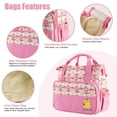 thumbnail image 4 of Set de Bolsas para Pañales TeqHome 5 Piezas Resistente al Agua Rosa, 4 of 7