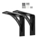 thumbnail image 5 of 2 Piezas Soportes de Metal en L Soportes de Estante de Metal Hardware Soportes de Estante Resistentes Soportes de Estante Flotantes para Cocina, 5 of 7