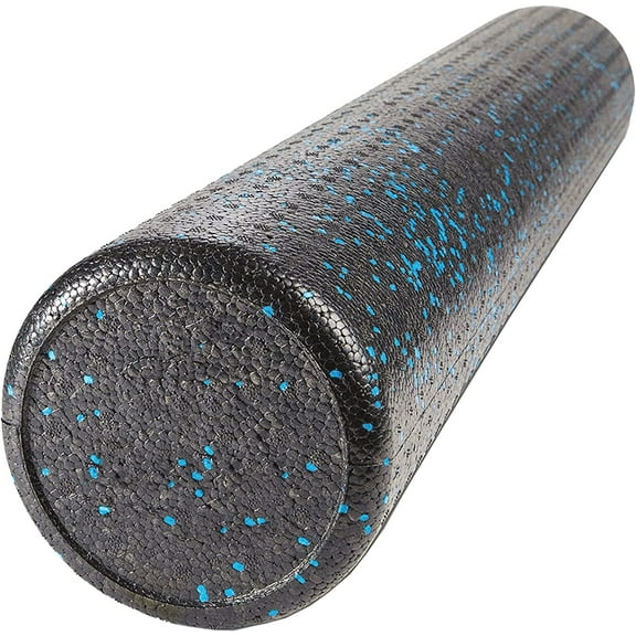JFIT High Density Foam Roller, Speckled Blue, 36-Inch