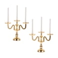 thumbnail image 1 of 2pcs Mini House Candle Holders Mini Home Decorations Delicate Candle Holders, 1 of 9