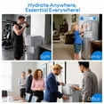 thumbnail image 2 of Nepsam Bottom Loading Water Cooler Dispenser - Hot, Cold & Room Temperature Water, 3 Spout Vertical Water Dispenser for 5 Gallon Bottles, Stainless Steel Design for Home & Office, 2 of 7