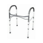 Carex Bathroom Safety Rail, Height Adjust Legs 27 - 33 Inches - 1 Ea
