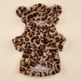 thumbnail image 2 of KEINXS Cozy Leopard Print Hooded Pet Jacket for Small to Medium Dogs - Warm Autumn/Winter Coat  Machine Washable, 2 of 6