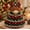 C, variant on Crochet Animal Christmas Tree DIY Kit,Christmas Yarn Craft Set with Animal Character Design,Handmade Holiday Ornament Making Kit,DIY Crochet Decoration for Home Tabletop Display (B)
