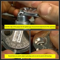 High-Quality Coin-Type s Plug Gap Gauge Tool - Measure 0.6-2.4mm Range with