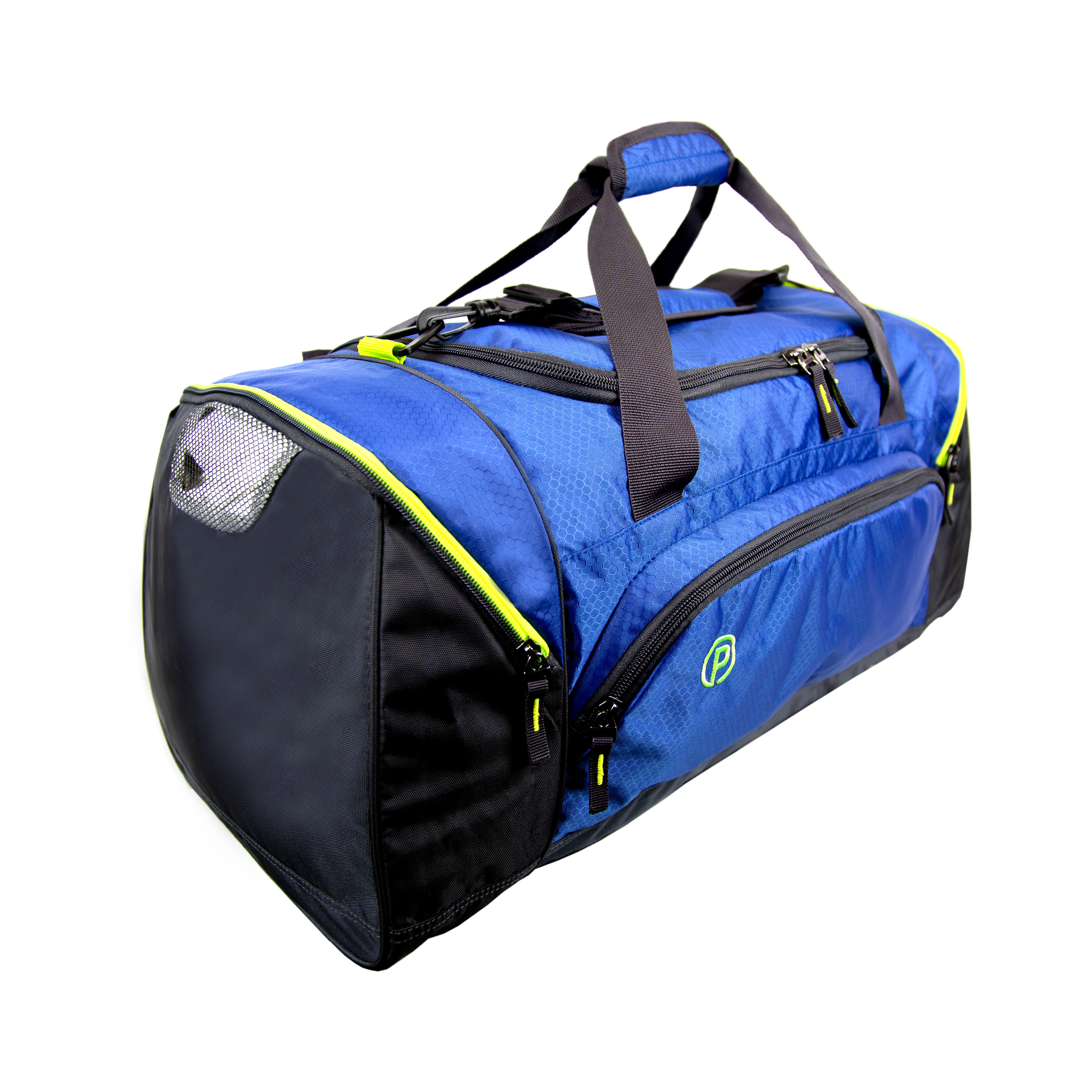 Protege Unisex 24" Solid Duffel Bag Perfect for Multi-Day Travel, Blue - image 2 of 6