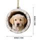 thumbnail image 3 of Cuadro Colgante de Acrílico con Estampado de Animales Navideños | Regalo Perfecto para Familiares y Compañeros de Trabajo | Impresión a Doble Cara | Recuerdo Navideño Ideal | 8 X 8 Cm, 3 of 7