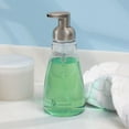 thumbnail image 2 of Foaming Soap Pump, Clear Plastic & Brushed Nickel, 12 oz., Interdesign, 50100, 2 of 6