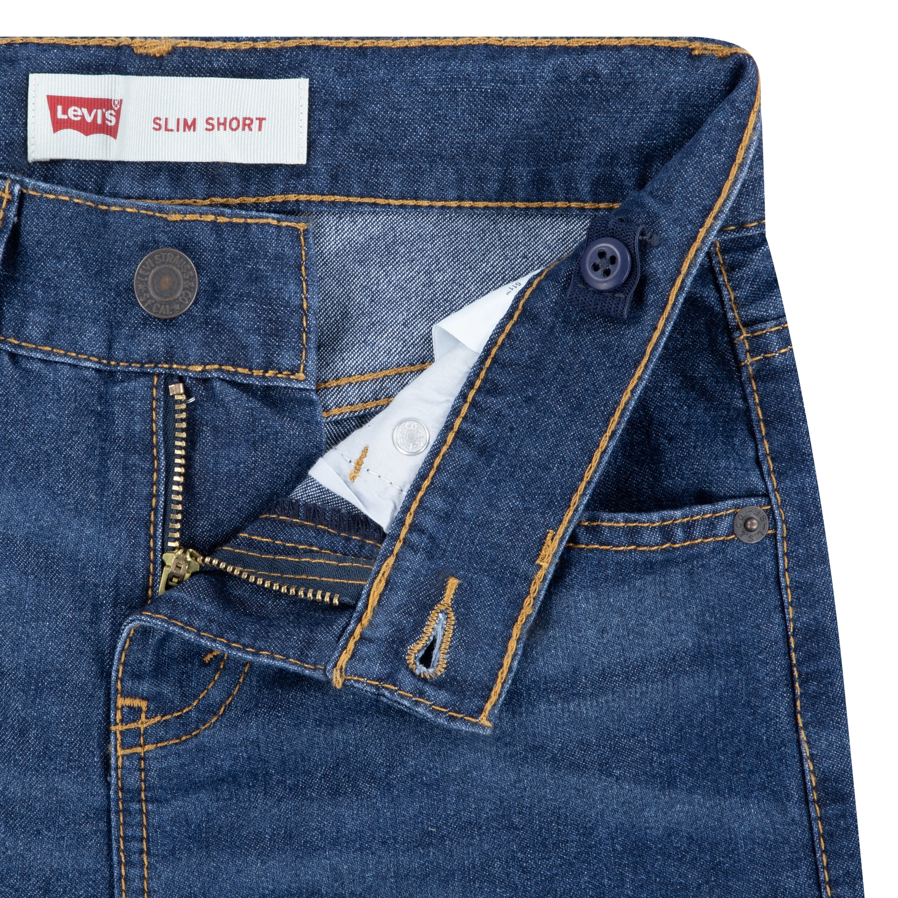 Levi Boys 511 Slim Performance Denim Shorts, Sizes 8-18