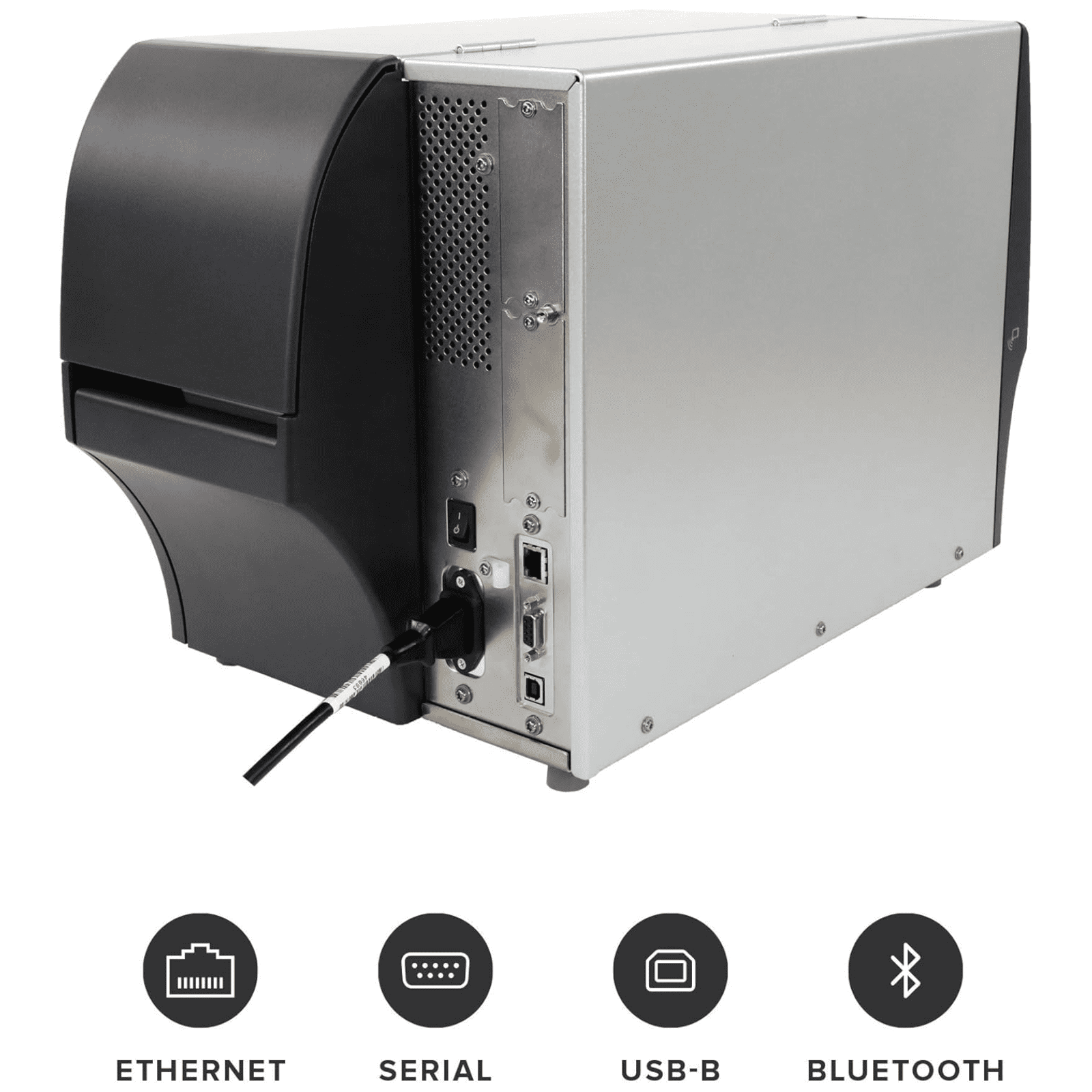 Zebra ZT411 Thermal Transfer Industrial Printer 300 dpi Print Width 4 in Serial USB Ethernet Bluetooth ZT41143-T010000Z