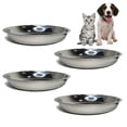thumbnail image 1 of Kit 4 Tazones para Mascotas Kathson de Acero Inoxidable con Alivio para Bigotes, 1 of 7