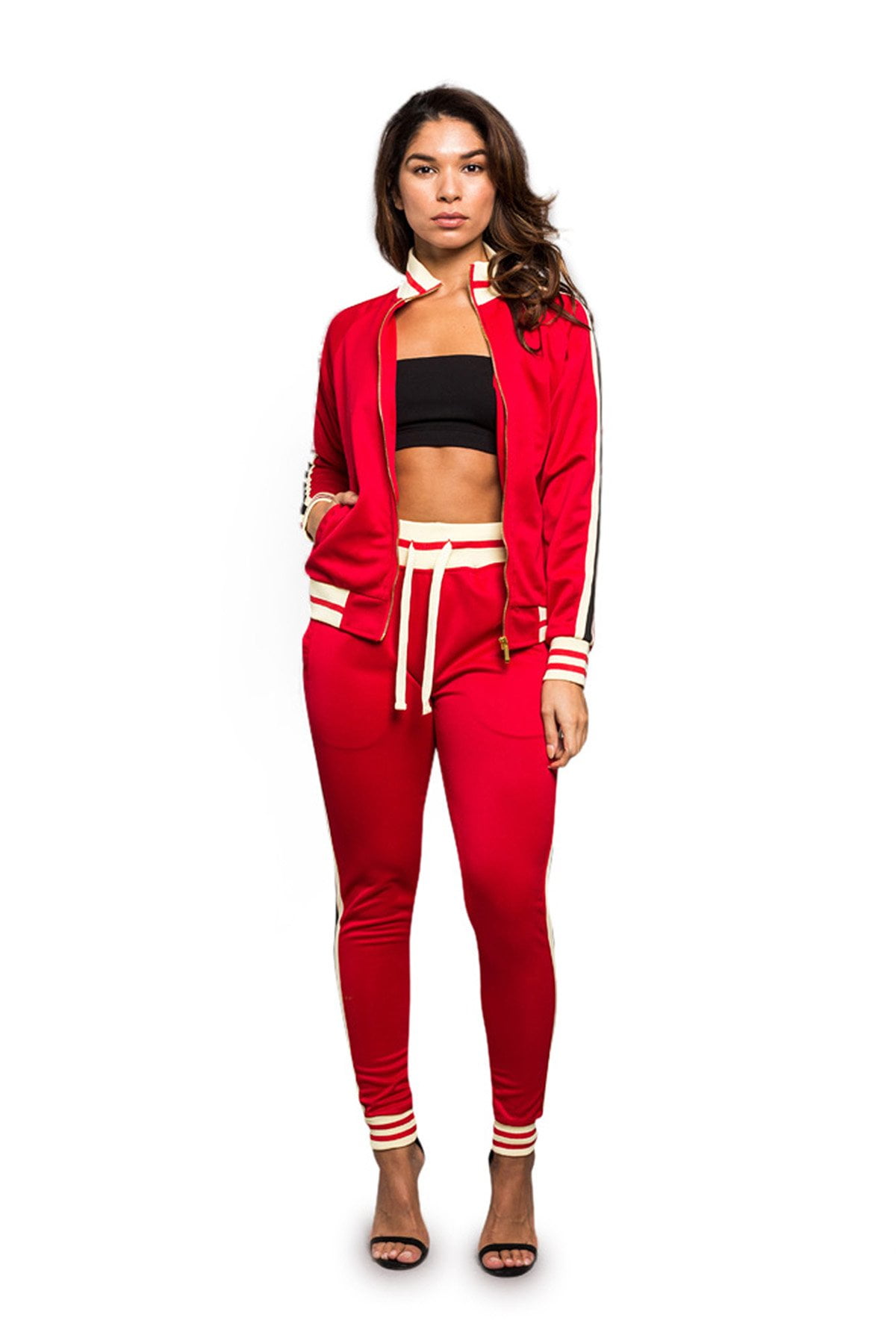 red tracksuit womens