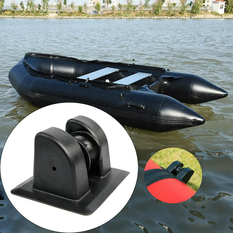 BESPORTBLE 8 Sets Handle Canoe Accessories Plastic Boat Black Metal with  Rope