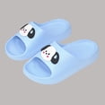 thumbnail image 6 of Kids EVA Cartoon Puppy Sandals for Girls Lightweight Slip-resistant Summer Beach Slides Kids Little Kid Shoes Sky Blue,Size 34, 6 of 7