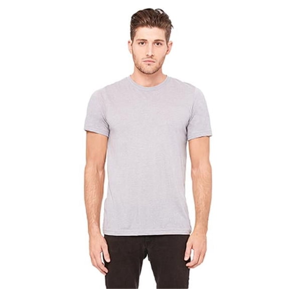 Bella 3413 Unisex Triblend Short Sleeve Tee - Athletic Grey Triblend - Large