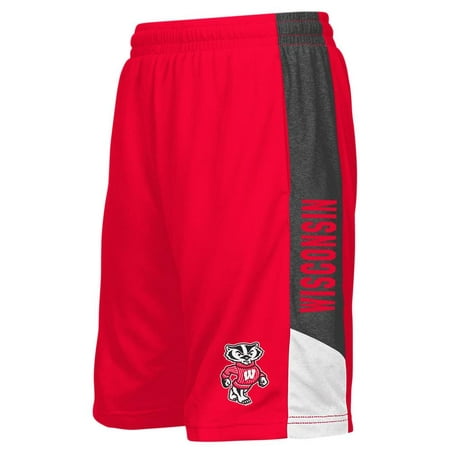 University of Wisconsin Badgers Youth Shorts Athletic Basketball (Best College Basketball Shorts)