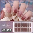 thumbnail image 1 of Pegatinas de uñas de Gel DIY, tiras de uñas de Color sólido de larga duración, parche deslizante, calcomanía de cubierta completa, parche de manicura, 1 of 7