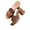 Brown Nubuck, variant on Women's Lemon Square Toe Studded Platform High Heel Sandal, Black Nubuck, 9