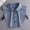 D One Size, variant on Women's Denim Fake Collar, Versatile Pointed Collar, Deep & Light Blue Washes, Detachable Design, Layering Accessory, Sweaters, Blouses, Casual Tops, Vintage Denim Style A One Size