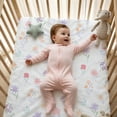 thumbnail image 4 of Bimocosy Crib Sheets Fitted 2 Pack for Baby Boys & Girls 52'’ x 28'' (Garden), 4 of 8