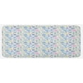 thumbnail image 1 of Snowflake Kitchen Mat, Christmas Themed Abstract Winter Season Motifs and Leaves Colorful Composition, Plush Decorative Kitchen Mat with Non Slip Backing, 47" X 19", Multicolor, by Ambesonne, 1 of 1