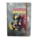 thumbnail image 1 of Libreta para dibujar con 50 hojas blancas de 160 gramos, Deadpool & Wolwerine, mide 15 cm de ancho por 21 cm de largo., 1 of 3