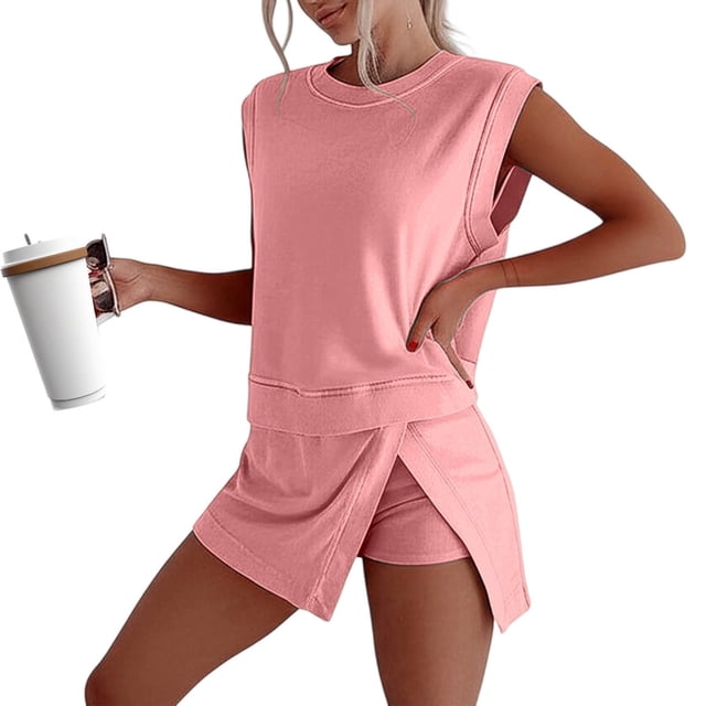 Little L Womens 12 Board Shorts Juniors Swimsuit Two Piece with plus Size Long Short Swimsuit Womens Board Suit Women plus Size Swim Shorts High Waist Bathing Suit Shorts Suit Button Pattern