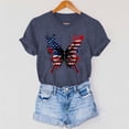 thumbnail image 6 of Vetsdori USA Years Anniversary T Shirts for Women Patriotic Casual Pullover Graphic 4th of July,Red White and Blue Short Sleeve Independence Day Crew Neck Womens T-shirts Summer, 6 of 7