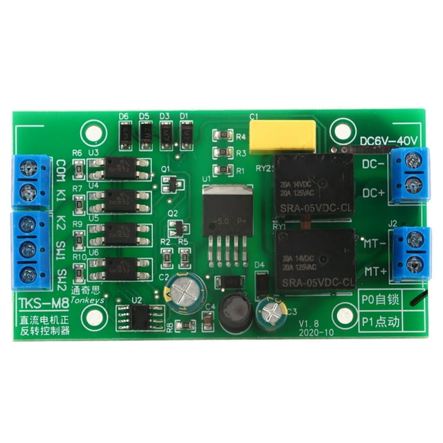 Contrôleur de Rotation de Moteur, Contrôleur CW CCW Borne de Câblage en Cuivre à Forte Capacité pour un Usage Professionnel pour l'Industrie
