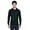 Black, variant on CORE365 88192T Men's Tall Pinnacle Performance Long Sleeve Piqué Polo-Black-2XLT