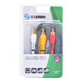 thumbnail image 3 of Cable Rca Steren 3 Conexiones 1.90 M Multicolor, 3 of 3