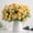 Yellow, variant on Artificial Flowers 15 Pcs Dusty Rose Faux Silk Mini Ranunculus Bulk Fake Wedding Filler Flowers for DIY Bouquets, Centerpieces, Bridal Shower Decorations & Arrangements