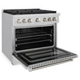 thumbnail image 4 of ZLINE 36" 5.2 cu. ft. Paramount Dual Fuel Range with 6 Burners in Stainless Steel, SDR36, 4 of 8