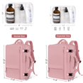 thumbnail image 2 of Mochila de viaje Hanples Carry On de 40 litros para mujer con portátil de 17 pulgadas, 2 of 9