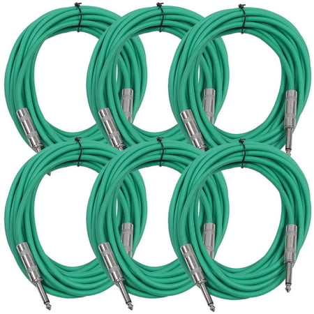 Ts Light - Seismic Audio New 6 PACK Green 1/4