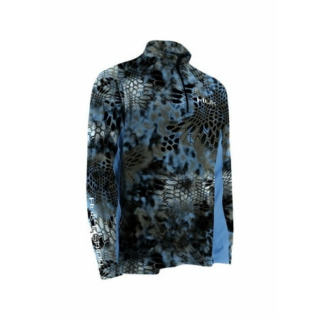 Icon Street Gear - Huk Performance Fishing Gear Kryptek Icon 1/4 Zip Neptune - 3X Large