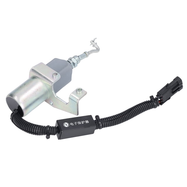 Jadeshay Solenoide de Parada del Motor diésel Solenoide de Parada del Motor diésel Válvula de Cierre de la Bomba de Combustible Herramienta de Apagado 5272681 24 V TOSD‑03‑061