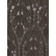 thumbnail image 5 of INSPIRE CHIC Women's Floral Crochet Hollow Out Sleeveless Open Front Vest Cardigan M Coffee, 5 of 6