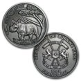 thumbnail image 3 of 2017 Burkina Faso Silver Spirit of Africa Rhinoceros 6-Coin Set, 3 of 5