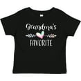 thumbnail image 3 of Inktastic Grandmas Favorite Heart Grandchild Boys or Girls Baby T-Shirt, 3 of 5