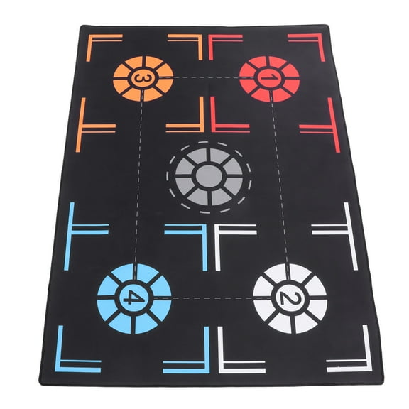 2mm Basketball Training Mat Mute Black Rubber System for Home Kids
