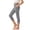 Gray, variant on Girls Capri Leggings High Waisted Athletic Leggings with Pockets for Kids Dance Gymnastics Running Green,10 Years