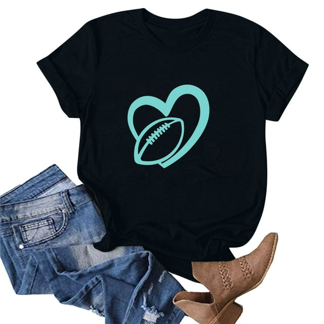 Blouse à Manches Courtes Imprimée Mode pour Femmes, T-Shirt Amusant à Col Rond